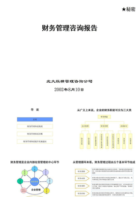 财务管理咨询报告 价值、内容与获取途径